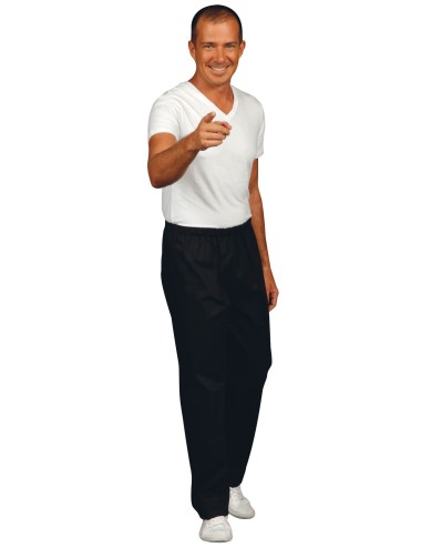 unisex elastic-scrub-pants