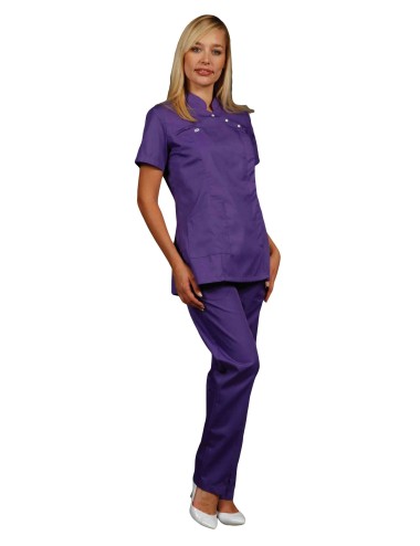 women fitted medical tunic in color