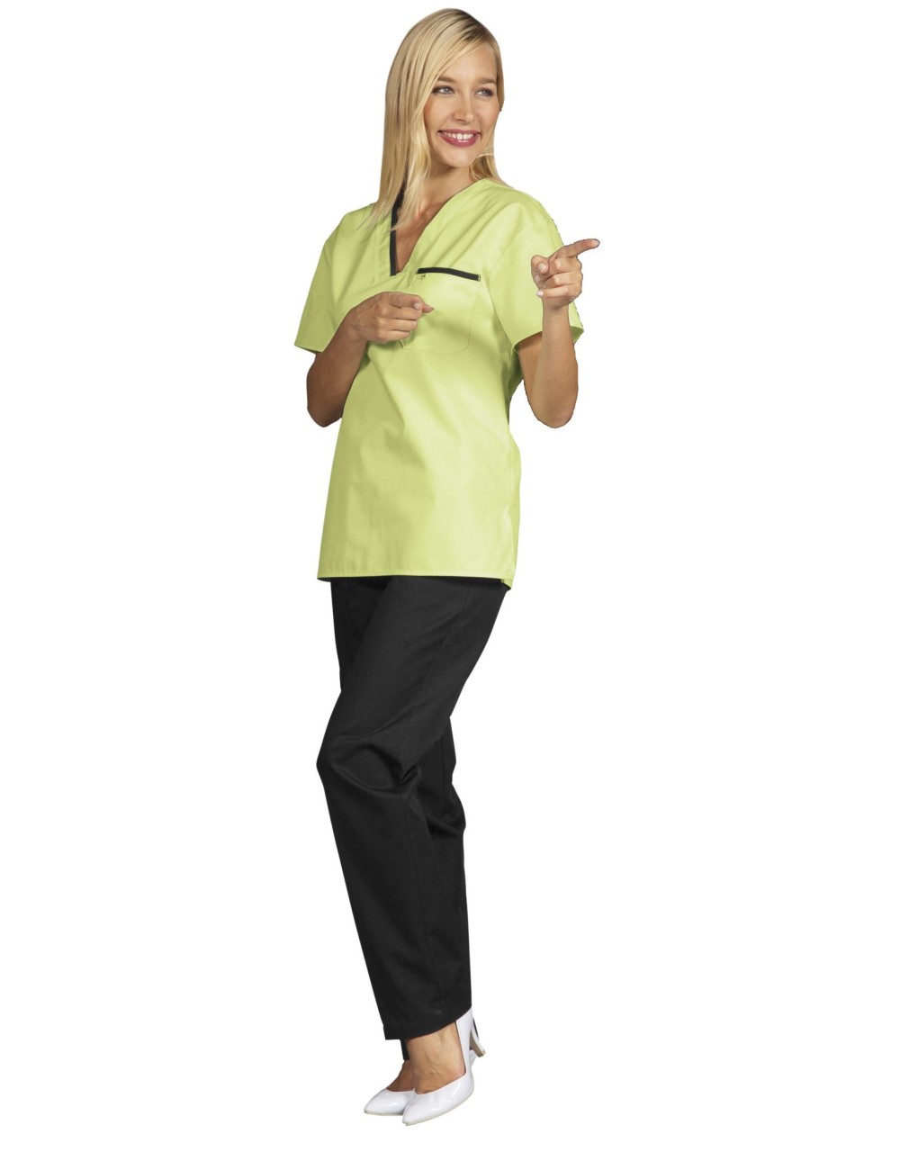 unisex medical V-neck tunic