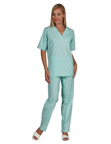 unisex pantalones medicos de cintura elástica