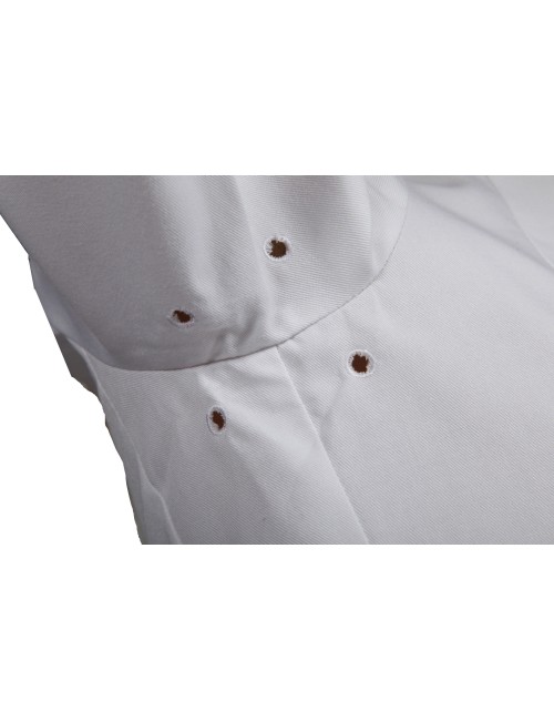 fitted men chef coat in colors