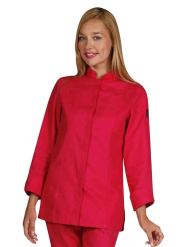 fitted women chef coat in colors