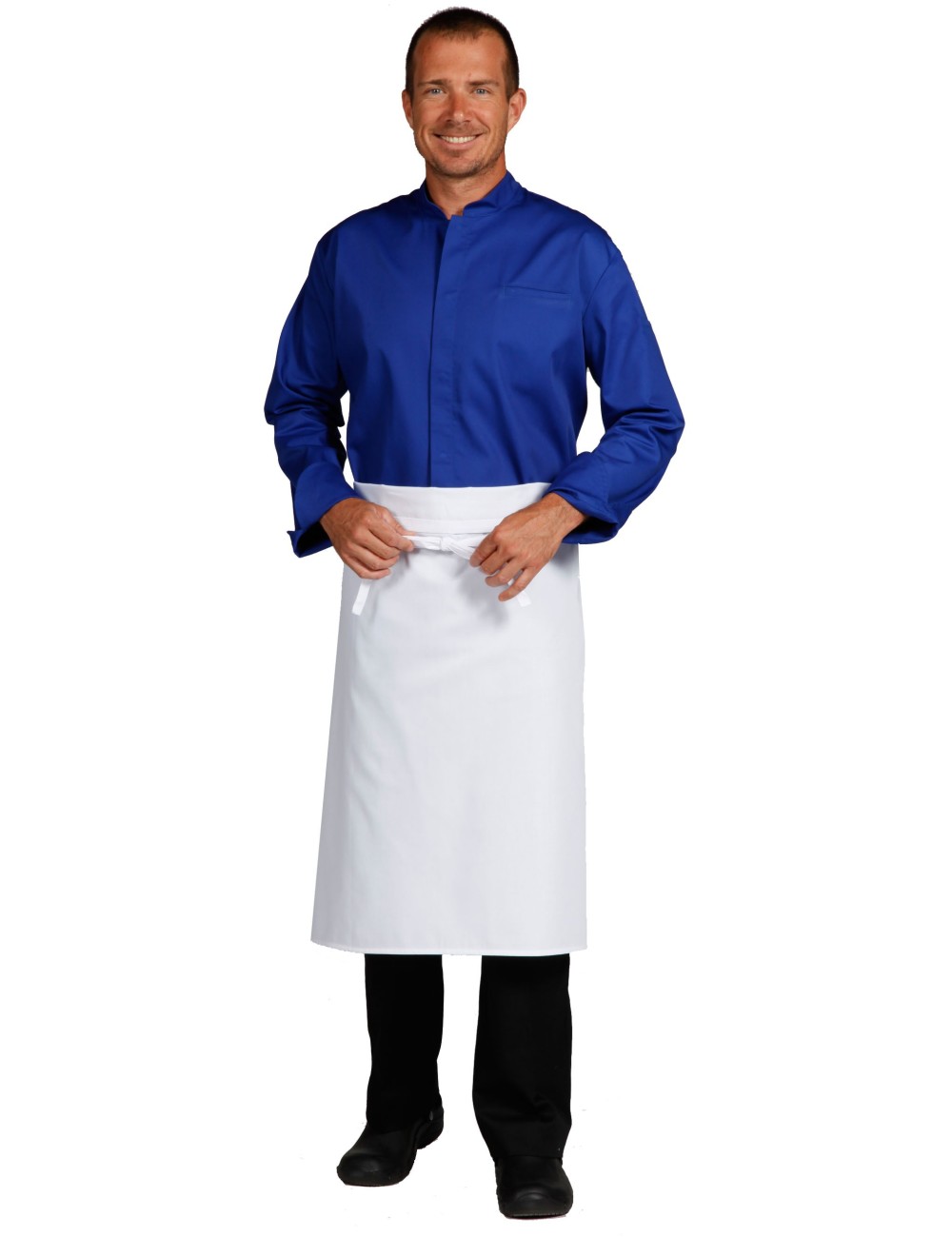men chef coat with press studs