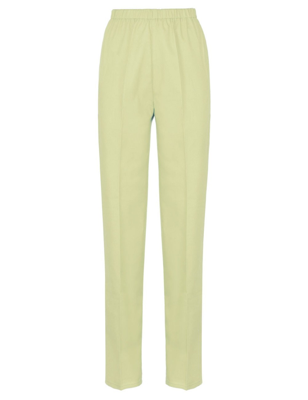 Pantalon médical mixte élastique vert anis