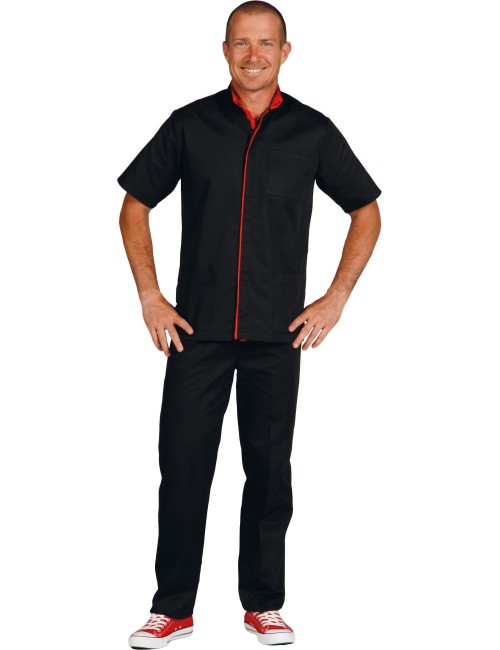 medical tunic for men with zip