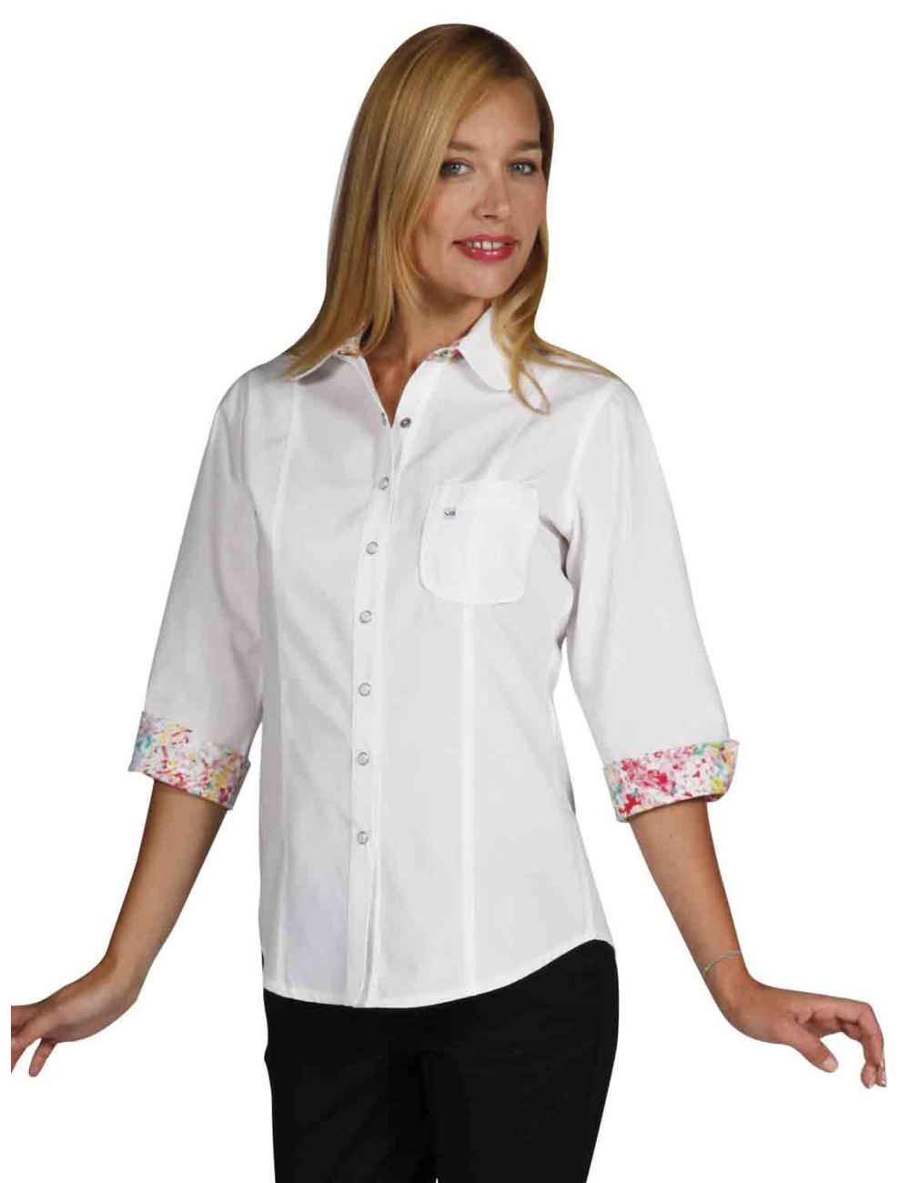 Taillierte shirt für frau