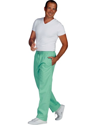 men elastic srub pants