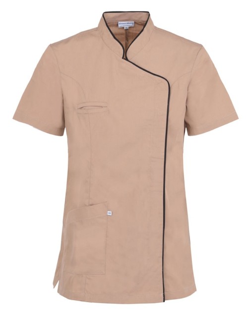 women fitted medical tunic in color