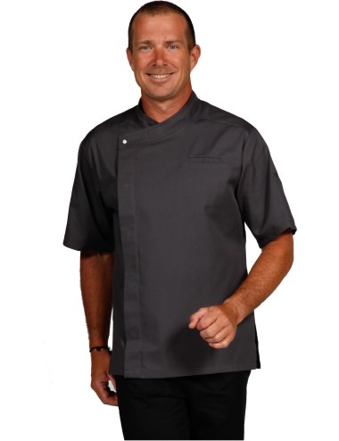 fitted men chef coat in colors