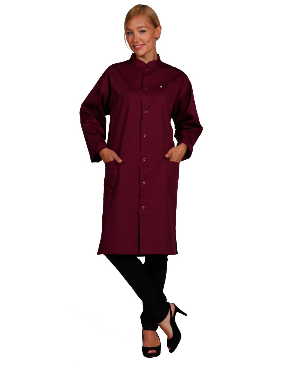 long sleeve lab coat