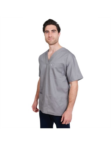 túnica medica unisex cuello en V