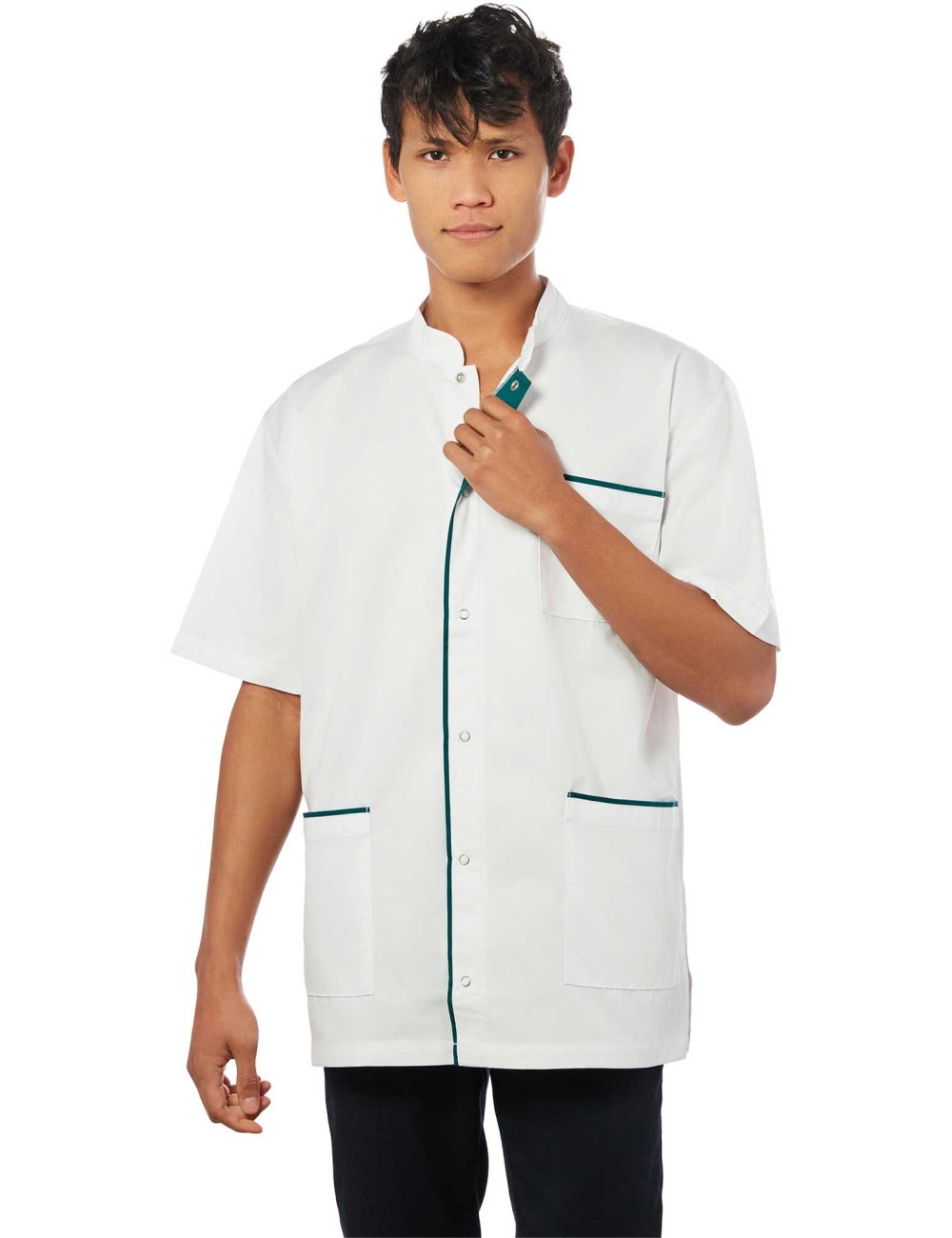 cheap medical tunic with press studs for men