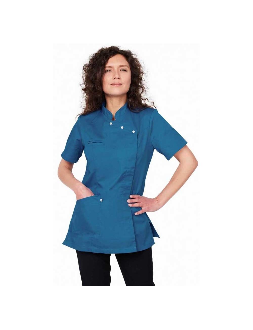 women fitted medical tunic in color