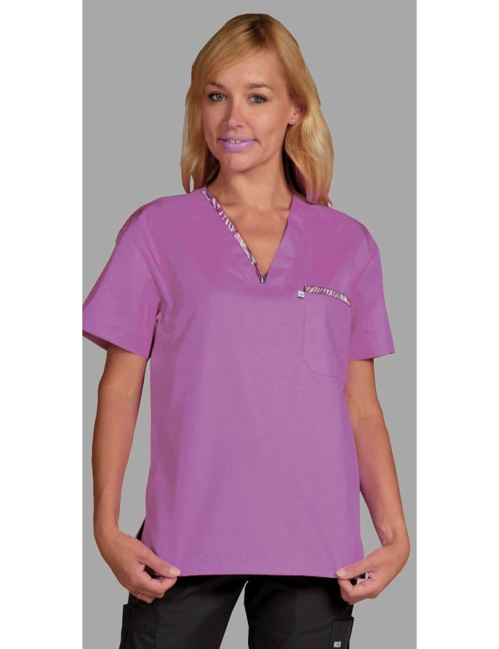 unisex medical V-neck tunic