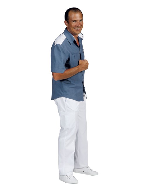 camisa médica hombres