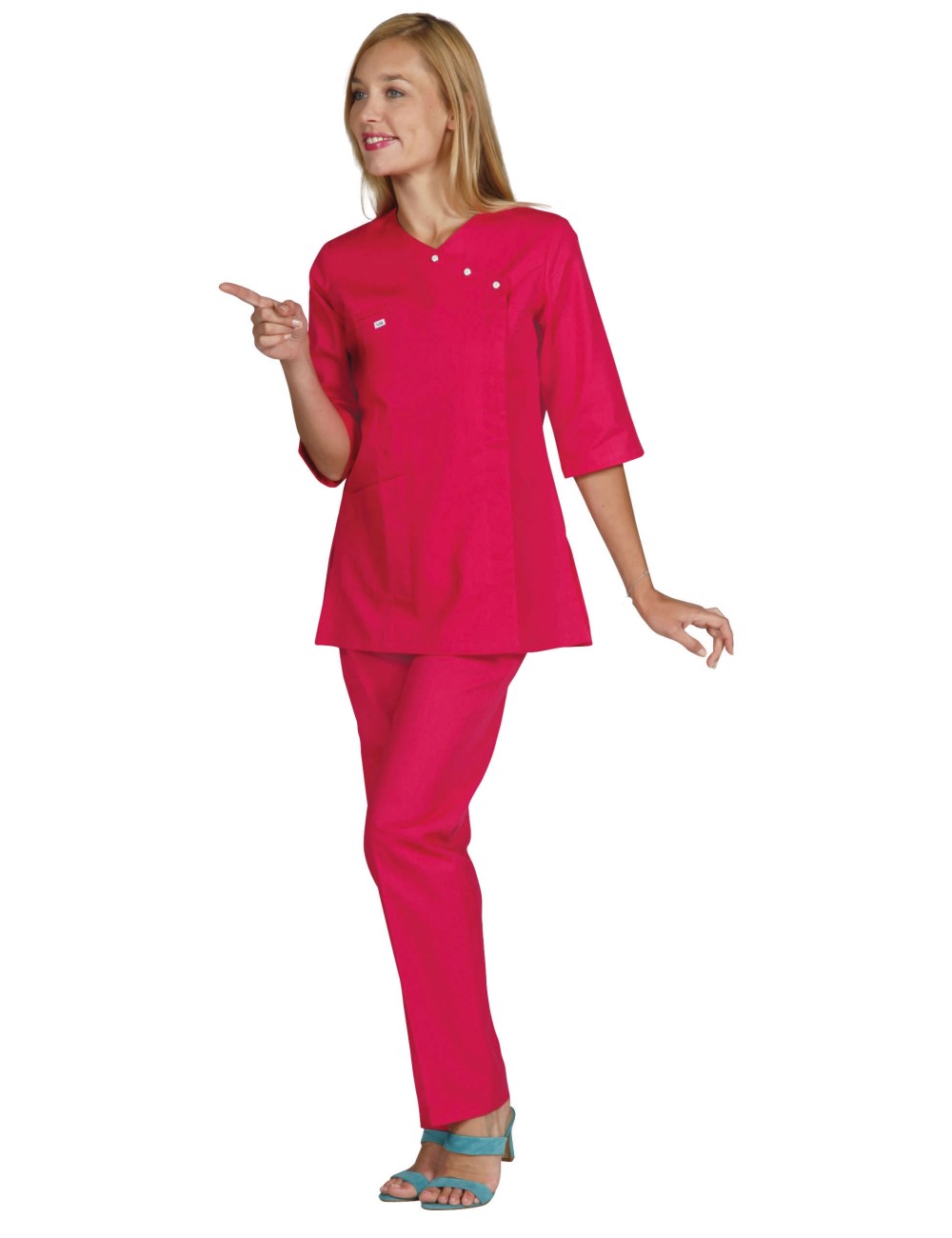 fitted medical tunic for women