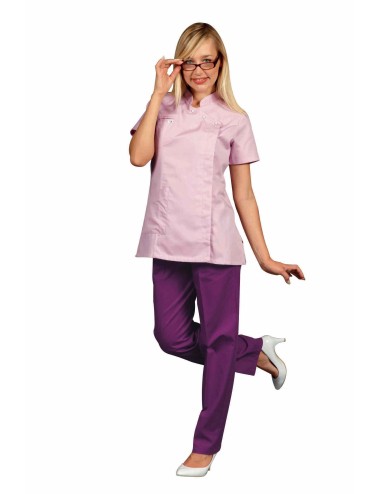 women fitted medical tunic in color