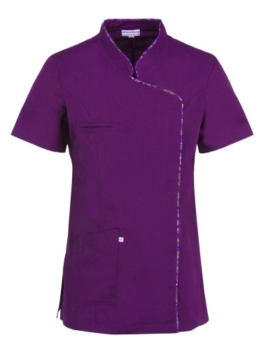 women fitted medical tunic in color